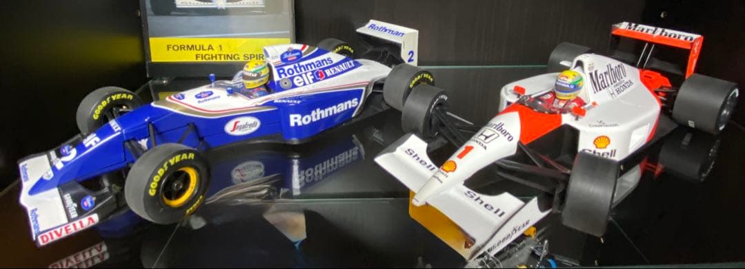 アイルトン・セナ 1/18 マクラーレン MP4/6 ウィリアムズ FW16