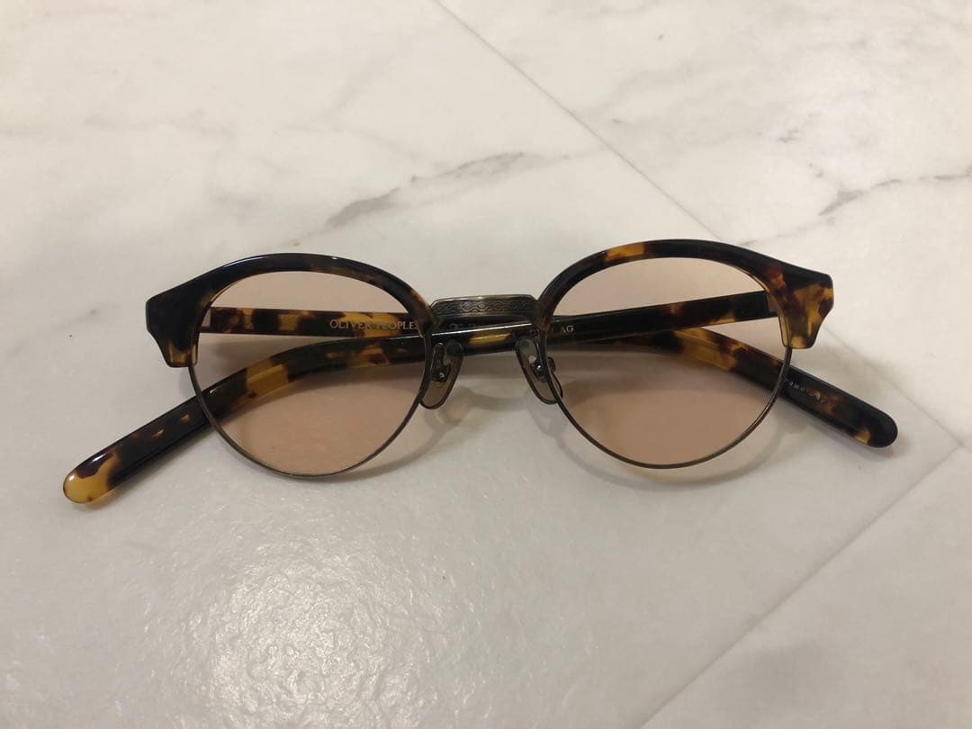 oliver peoples サングラス　メガネ　べっ甲