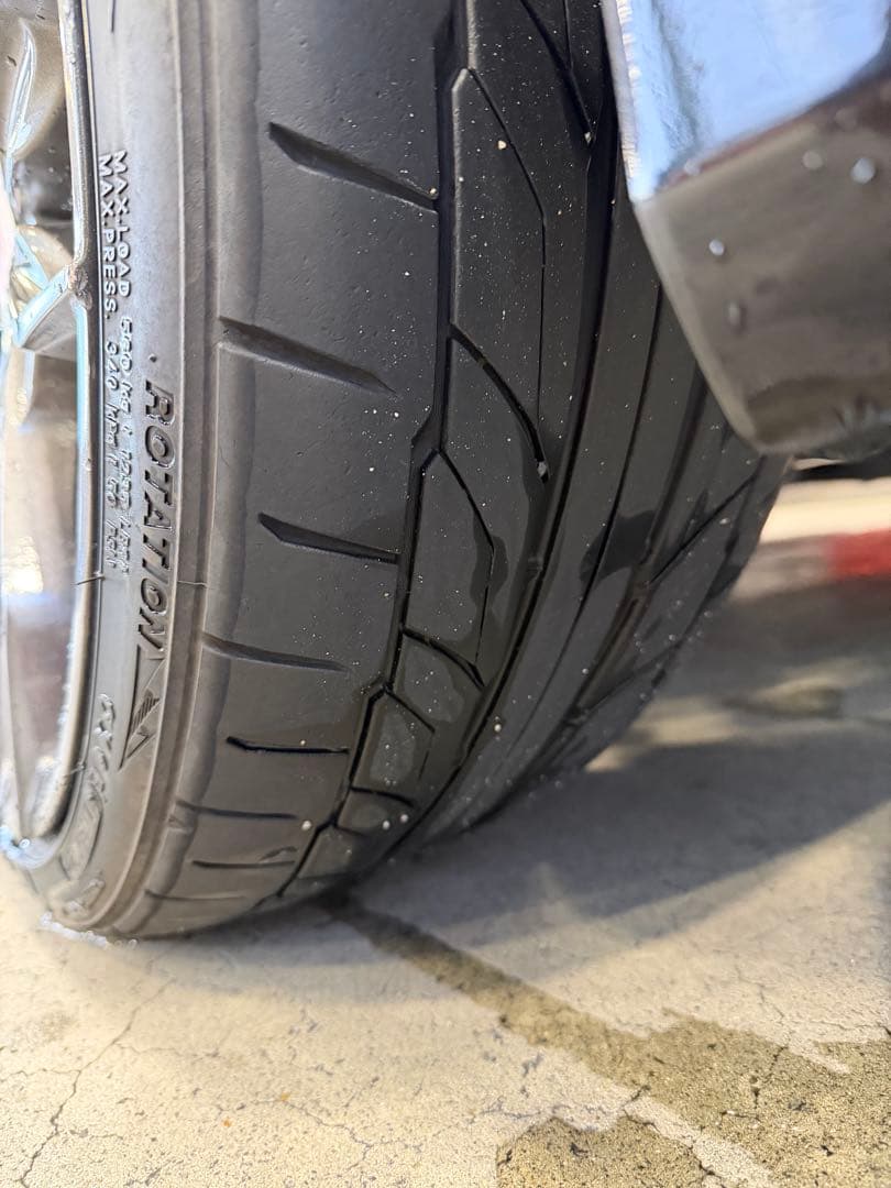 G*D様 pcd100 19インチホイール ツライチ nittoタイヤ溝あり　プ