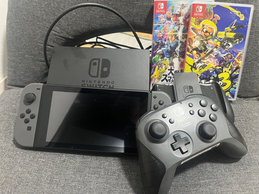 Nintendo Switch モニター付き、プロコントローラー