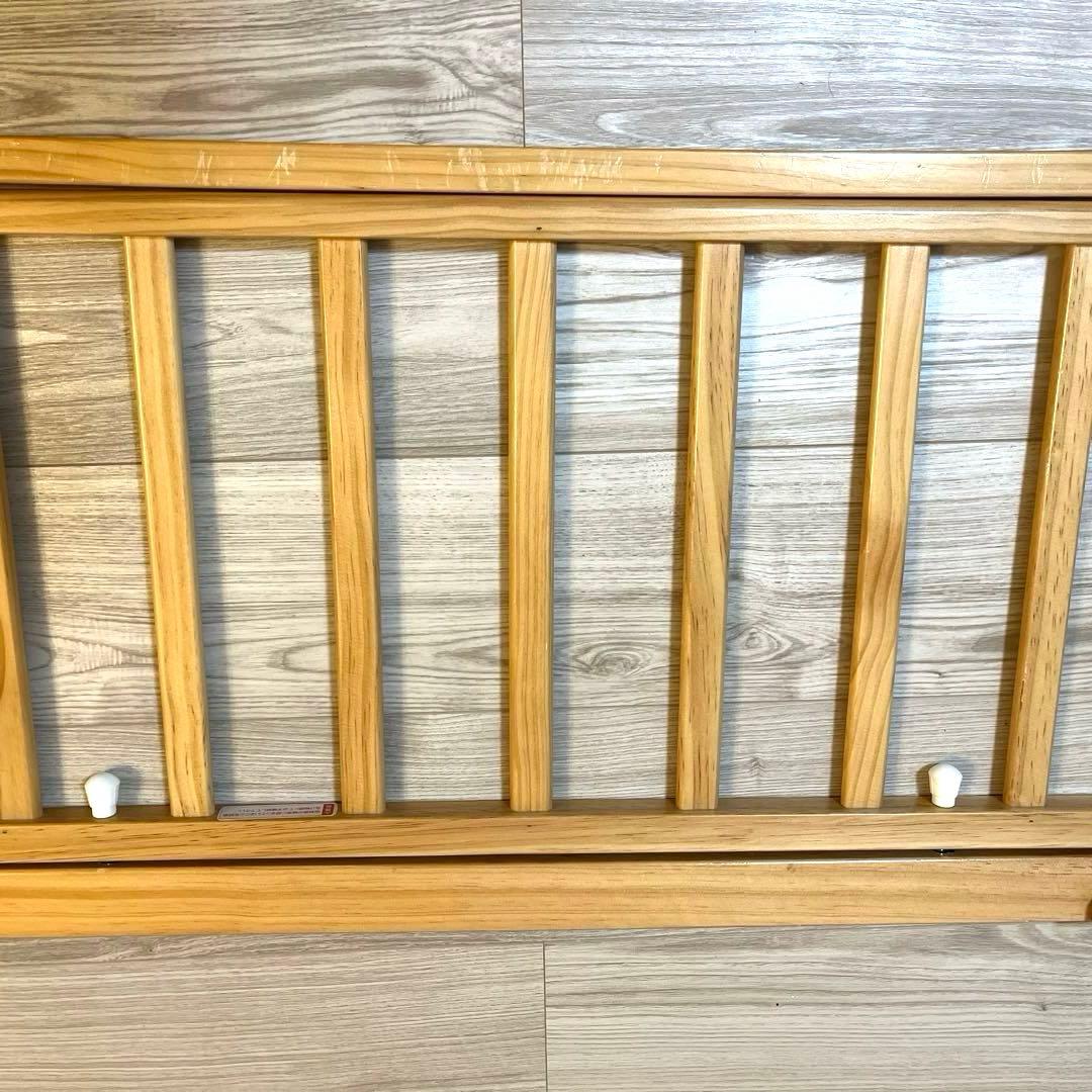 KATOJI 木製ベビーベッド　レギュラーサイズ　ハイシート