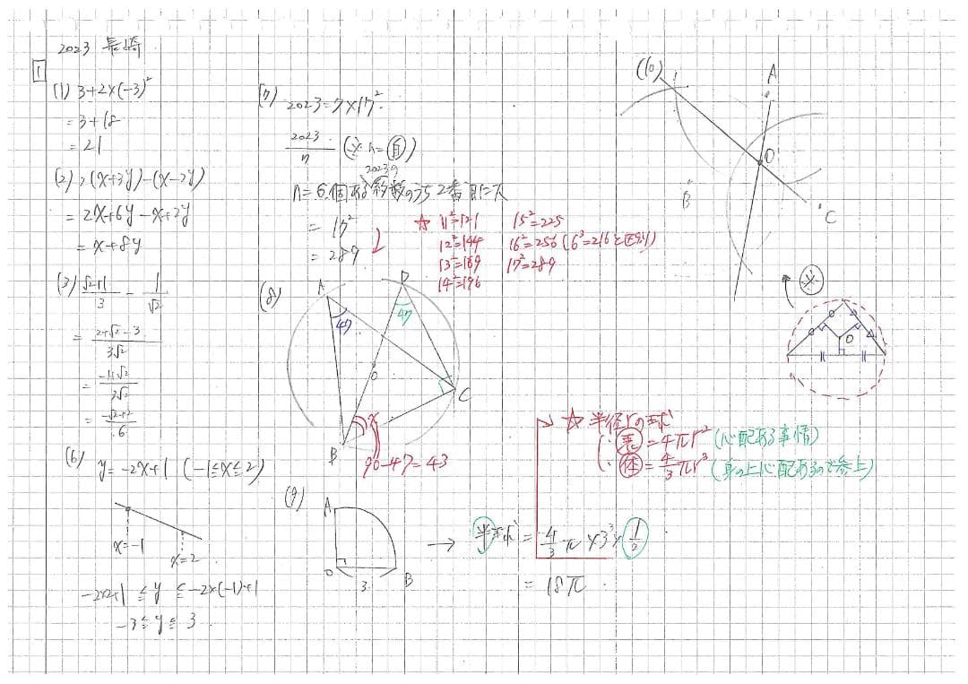塾講師オリジナル数学解説 全問動画付 長崎 公立高校入試 2022-25 過去問