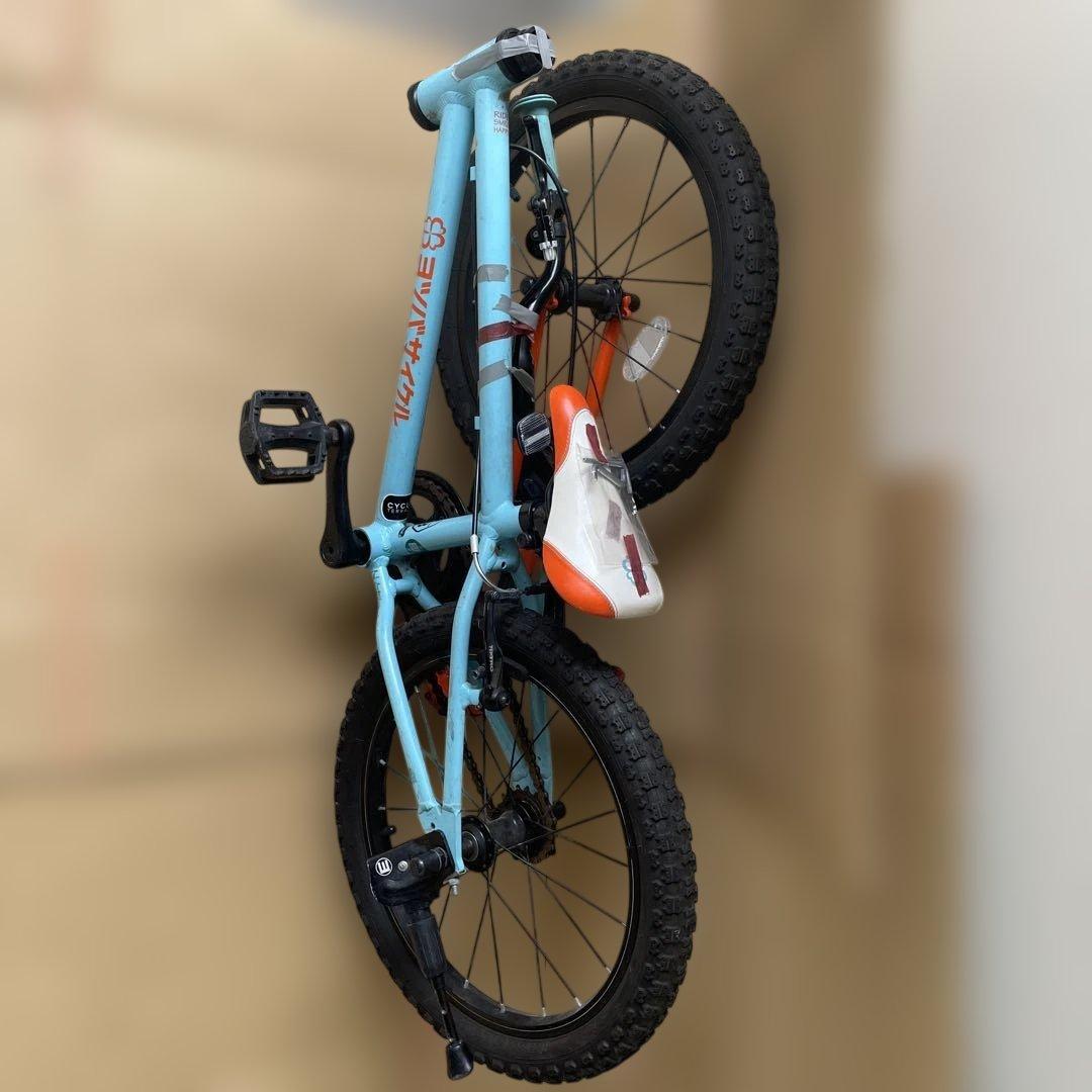 送料込み　ヨツバサイクル　ラムネブルー　18インチ