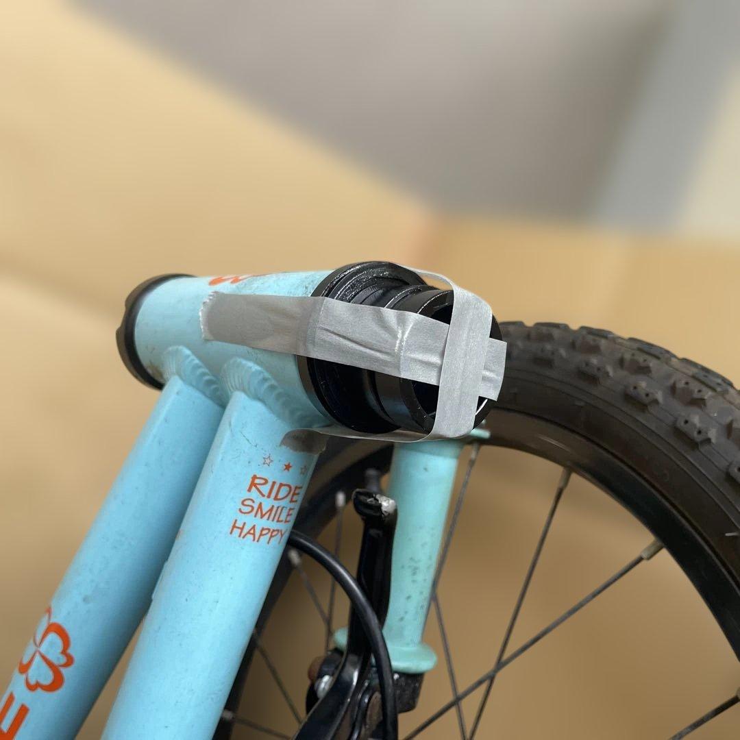 送料込み　ヨツバサイクル　ラムネブルー　18インチ