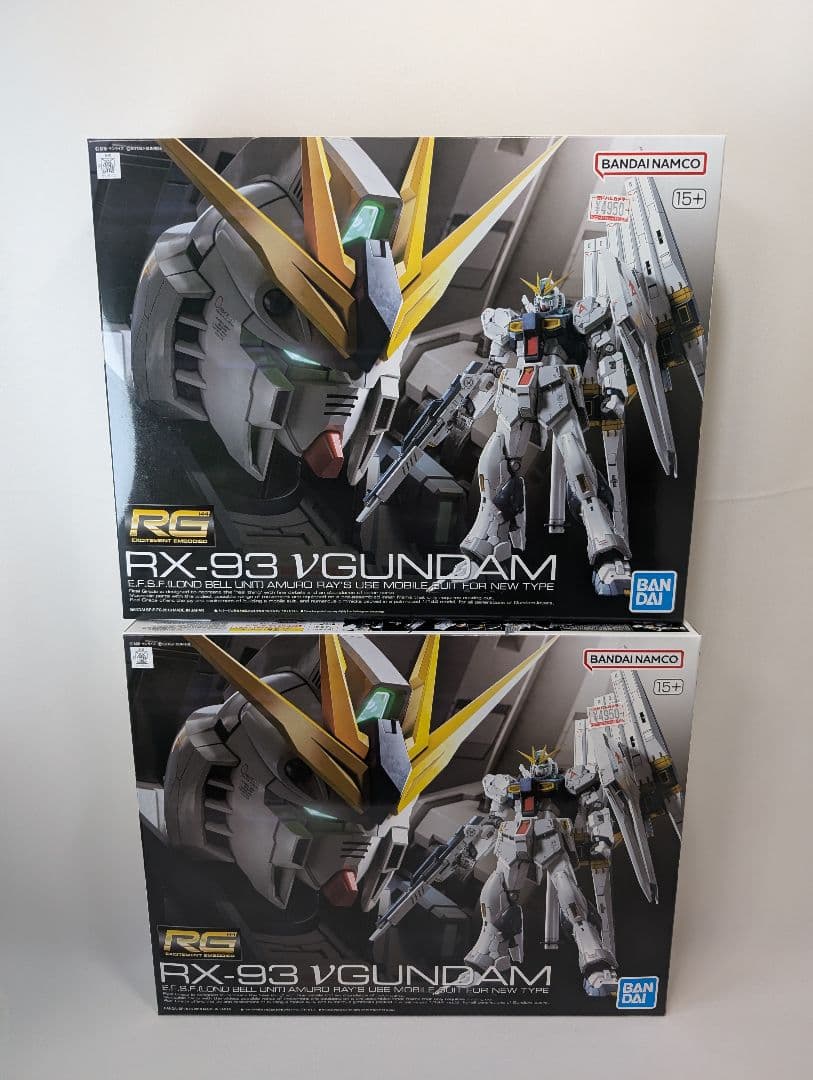 未組立 RG1/144 νガンダム ニューガンダム 2機セット