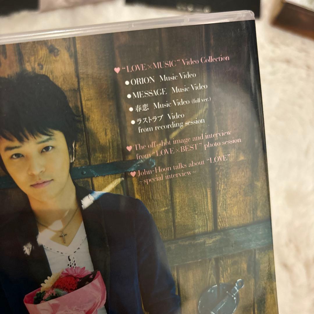 ジョンフン LOVE×BEST×FILM John-Hoon CD DVD