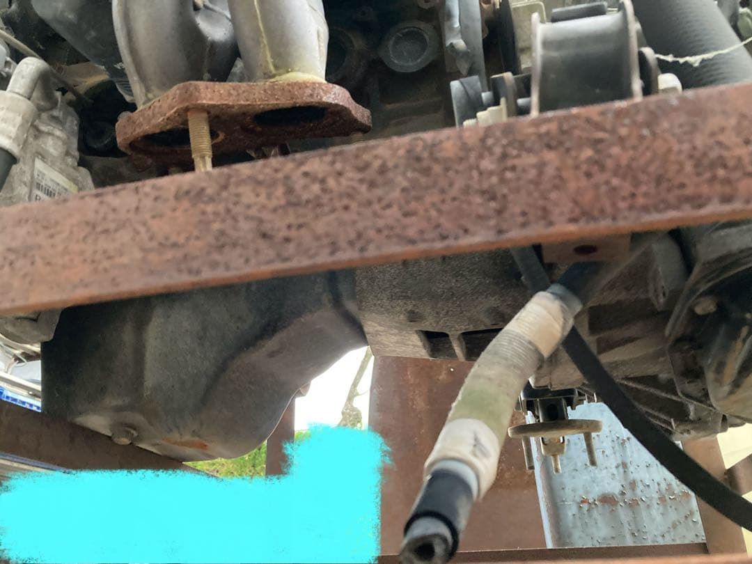 メ*ル様 引き取り限定 トヨタ 4AG エンジン本体 AT付き