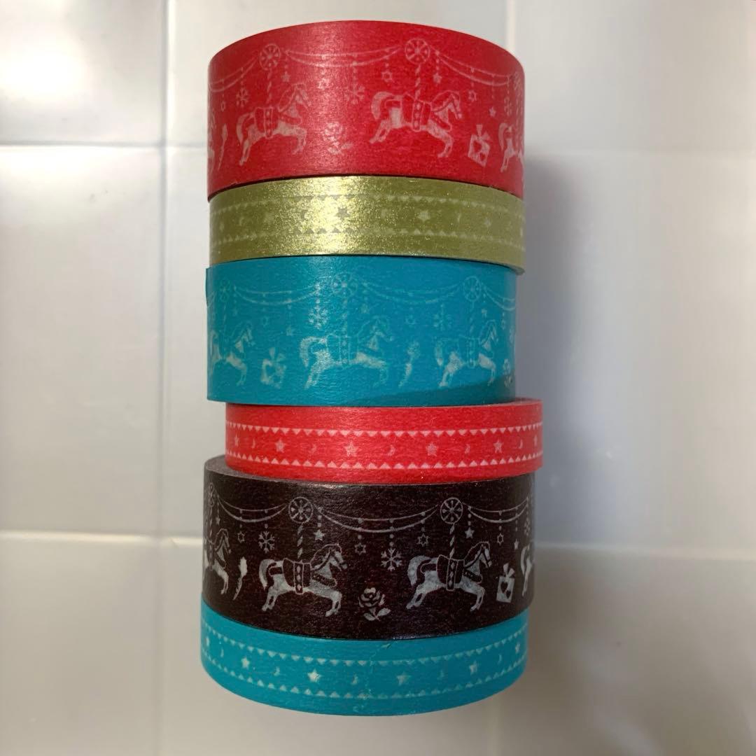 マークス♡廃盤♡メリーゴーランド　マスキングテープ　セット売り