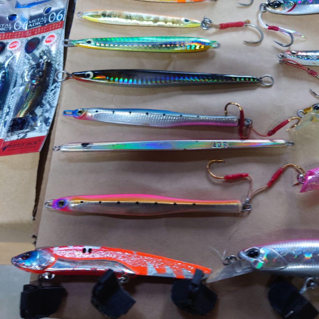 ショアジギングを引退します！メタルジグ、ミノープラグやその他セットで処分！