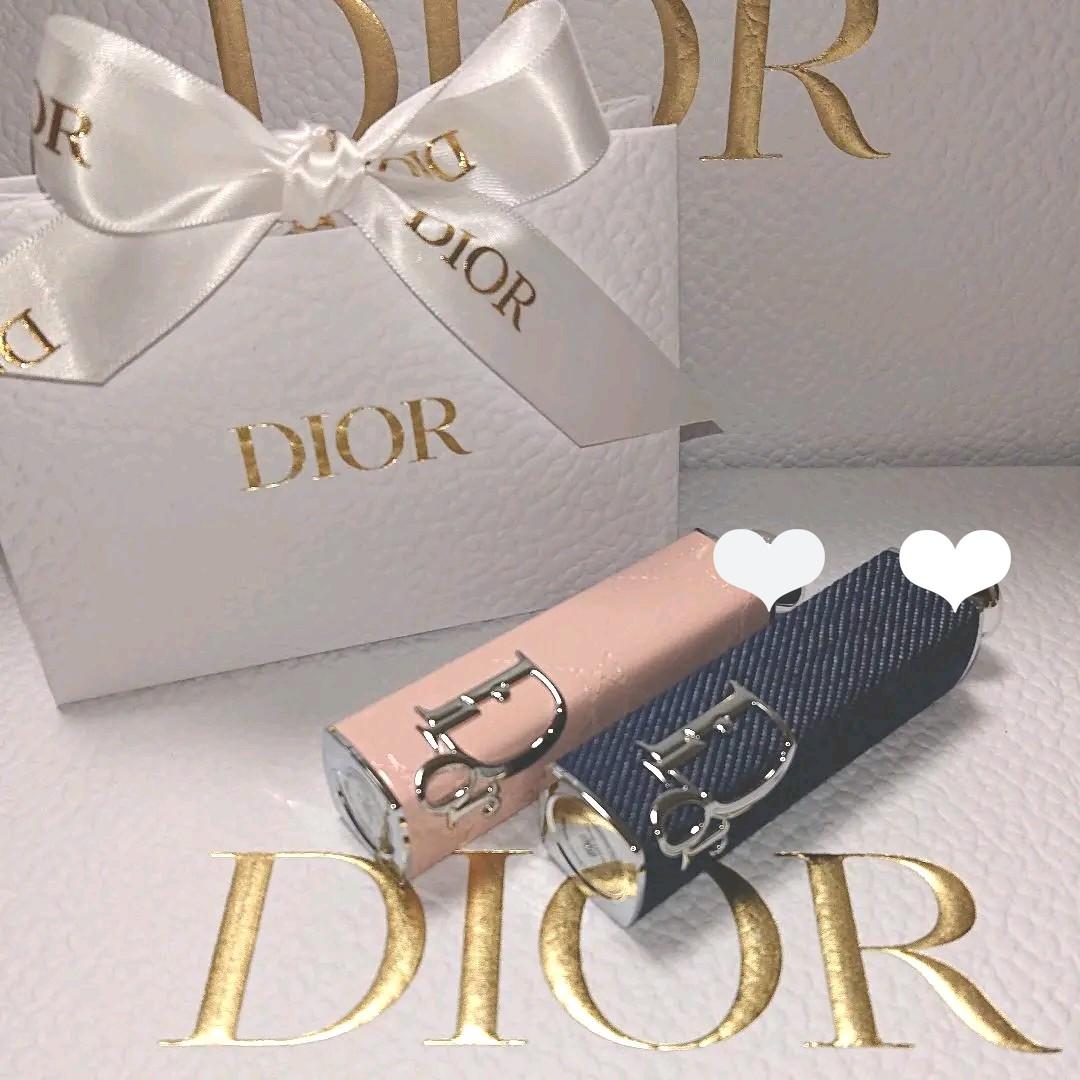 DIORアディクトリップスティック329+ピンクorデニムケース