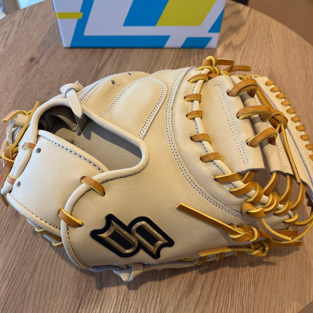 新品 硬式用 SSK キャッチャーミット キャメル