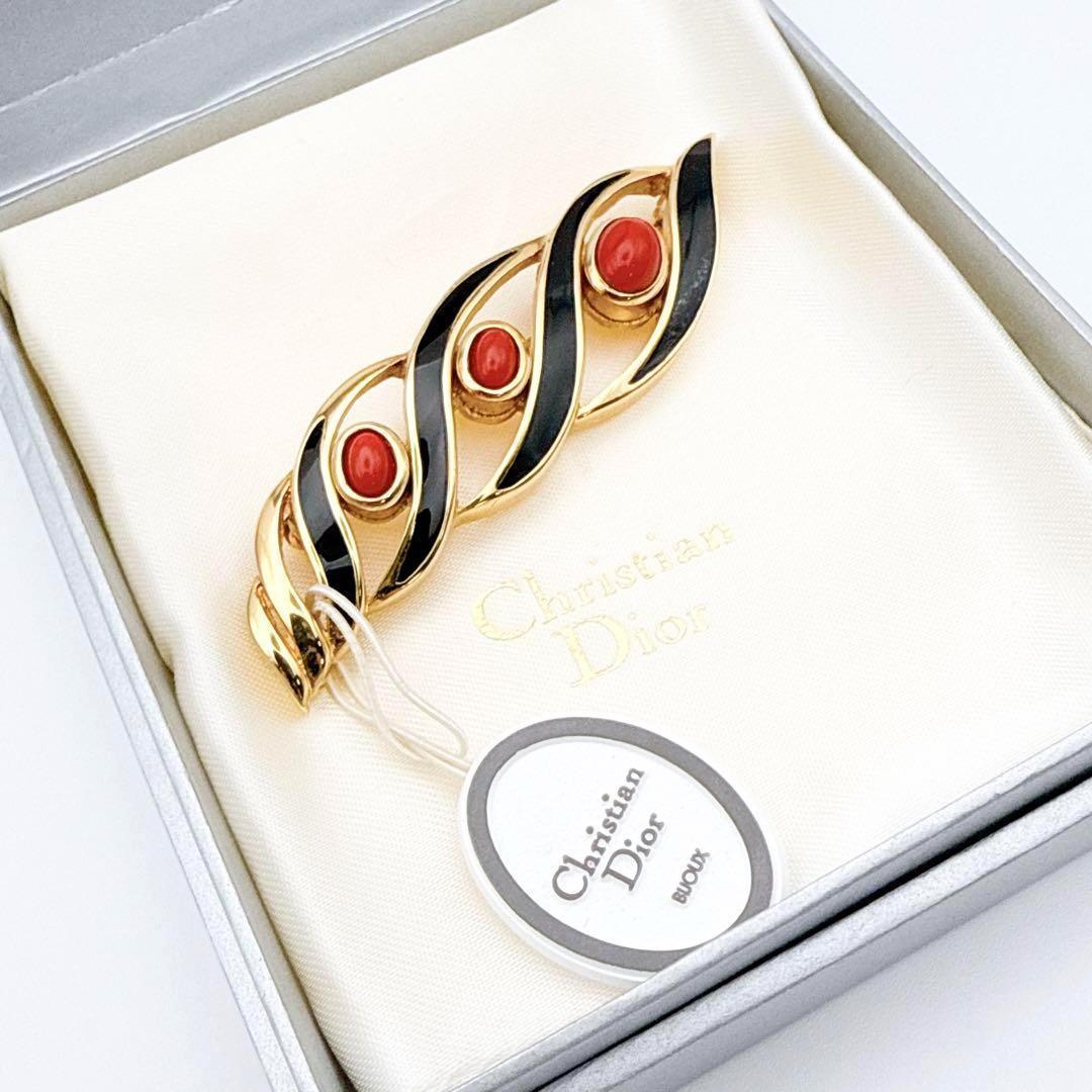 2323 保存箱付きGermany製✨Dior　ブローチ　CDロゴ　希少　刻印