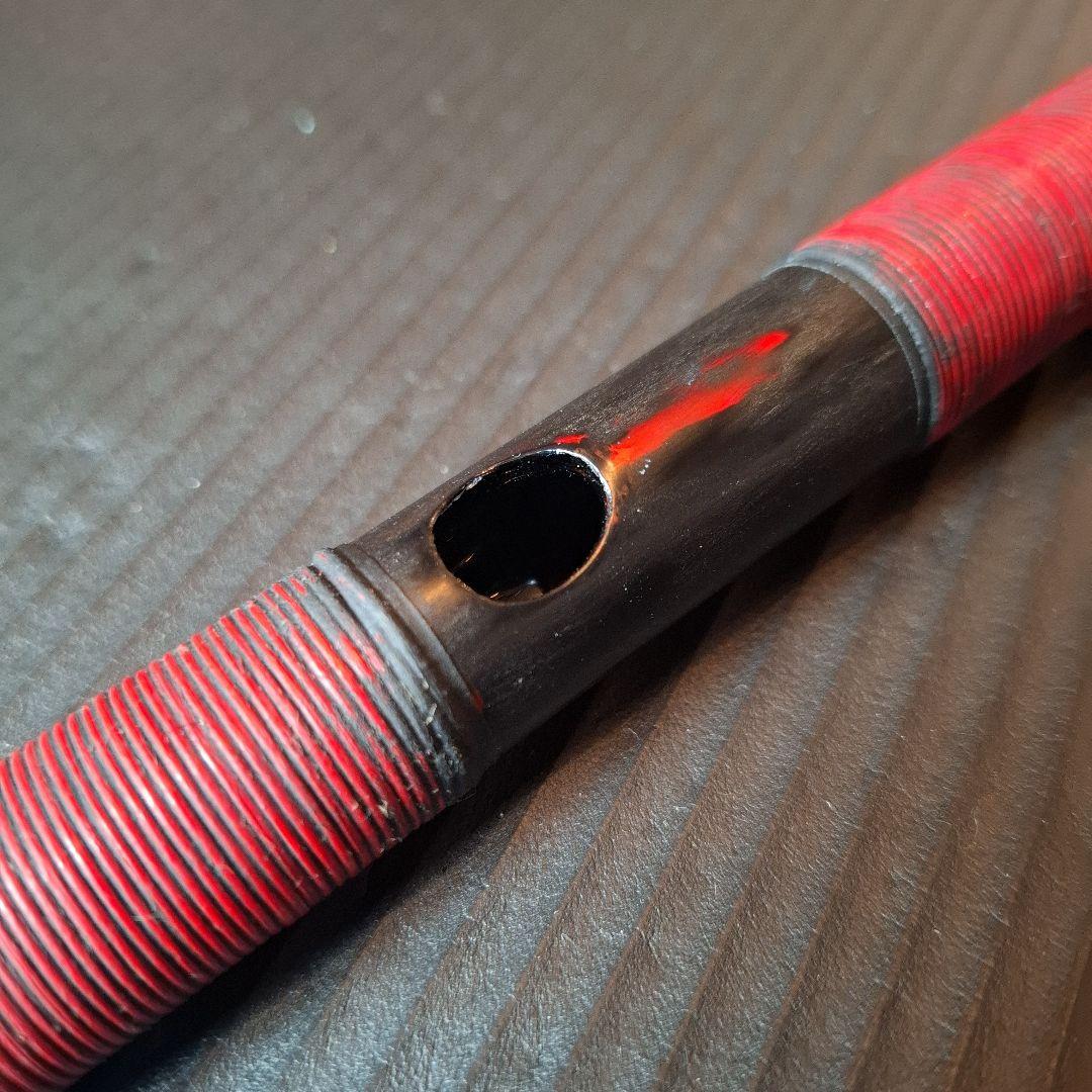 篠笛　古典調　五本調子 天地胴巻き　超鐵仕様