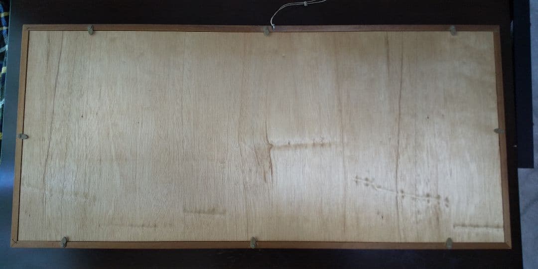 【風景画/富士山】赤富士　油絵　油彩画　立体画　インテリア　額装　額縁　置物