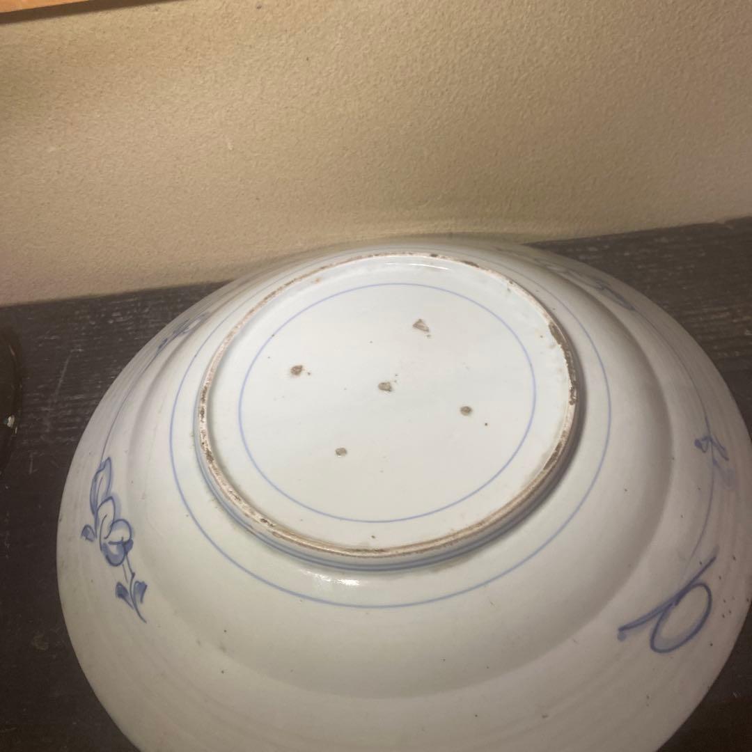 ヨーロッパ里帰り古伊万里芙蓉手大皿