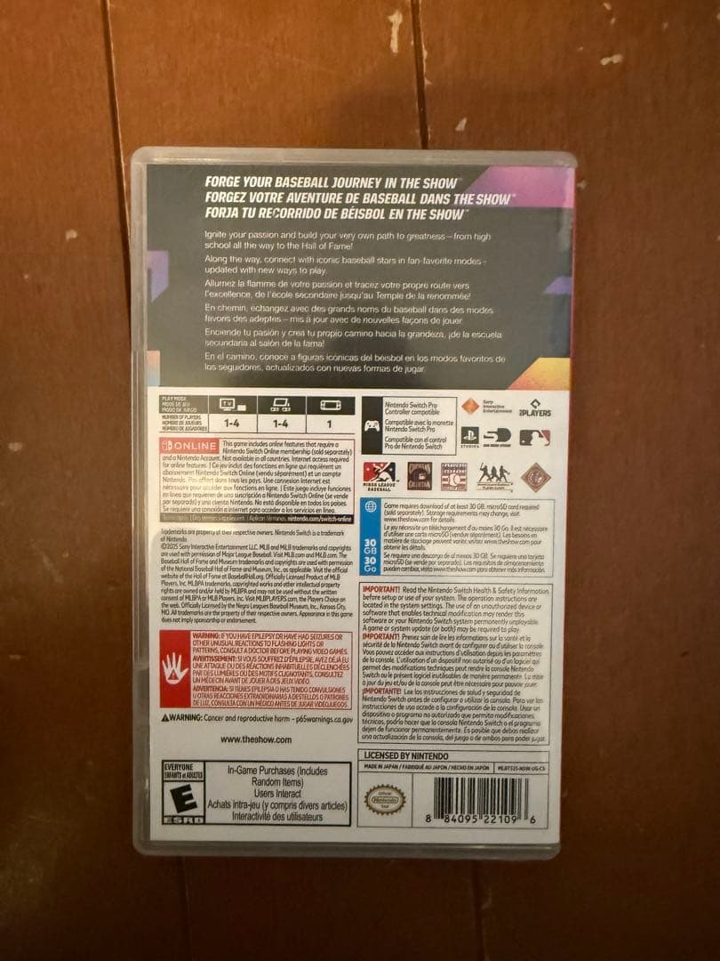 Nintendo Switch MLB The Show 25 Nintendo Switch