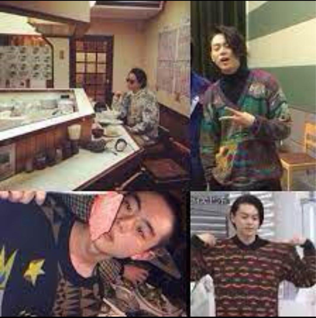 〈早い者勝ち・定番〉 高級デザイン COOGIビンテージ3Dニット L 菅田将暉