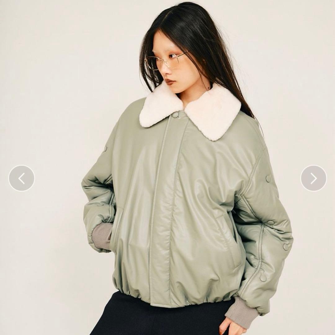 null. ボタンデザインMA1ジャケット