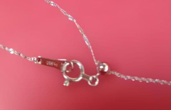 Pt950 スクリューチェーンネックレス 日本製