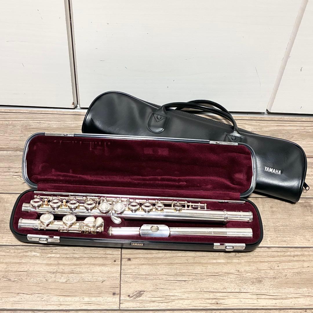 【良品】YAMAHA ヤマハ YFL-311Ⅱ フルート 頭部管銀製 バッグ付