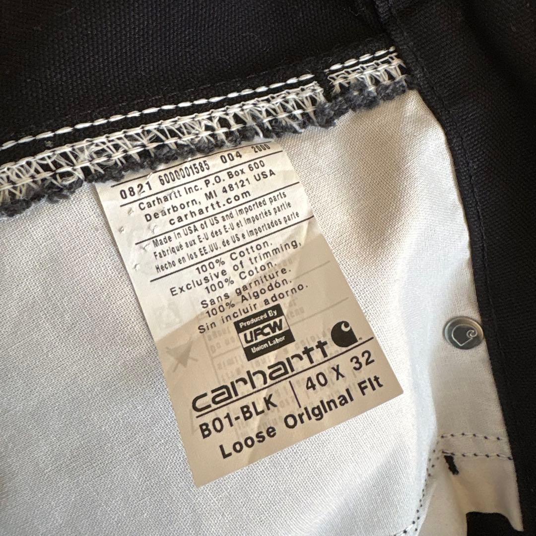 Carhartt ダブルニー ワークパンツ ダック キャンバス