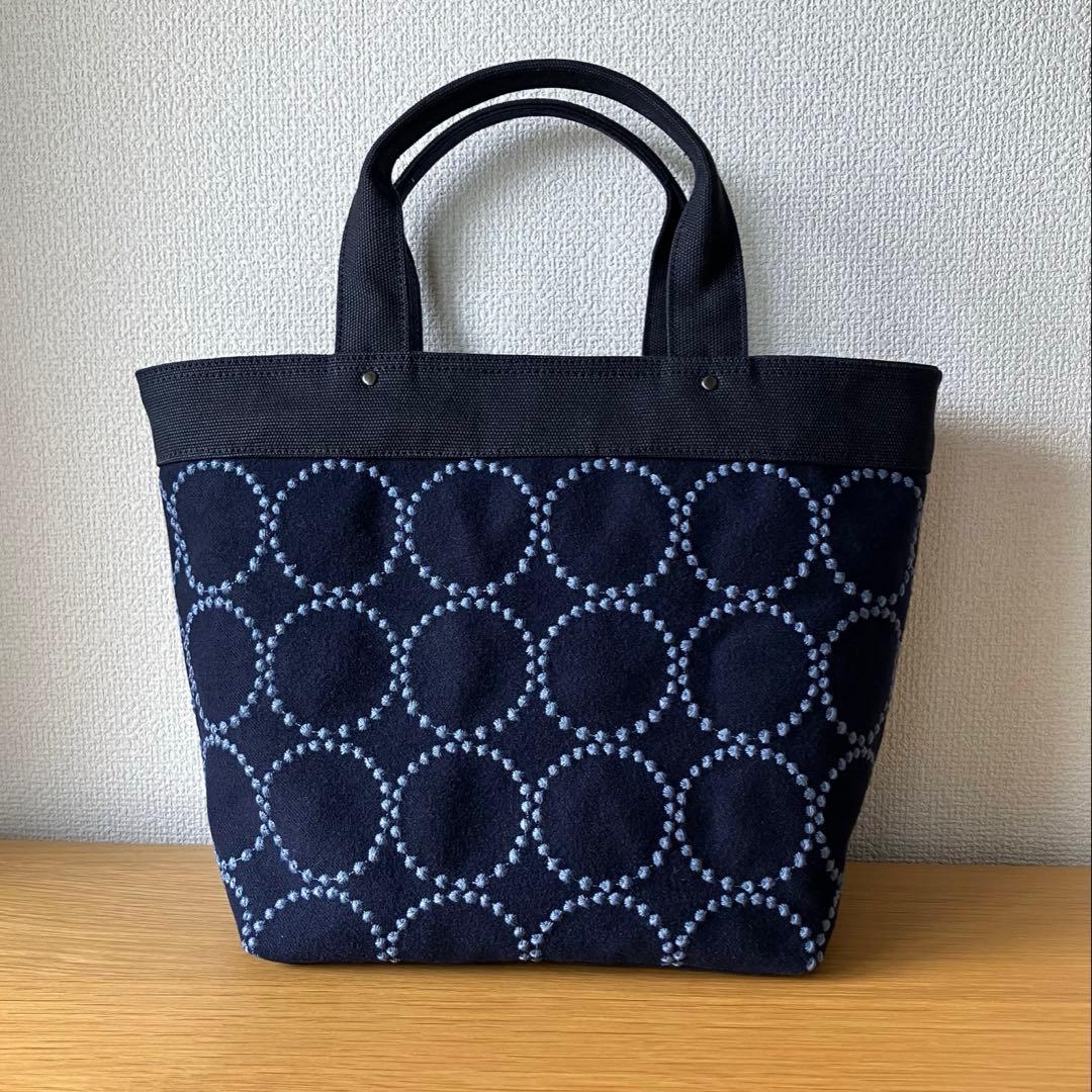 トートバッグ　dopタンバリン インディゴ