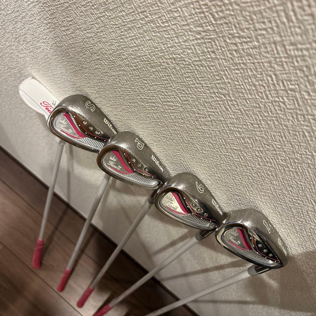 ウィルソン他　レディースL 右利き　ハーフゴルフセット