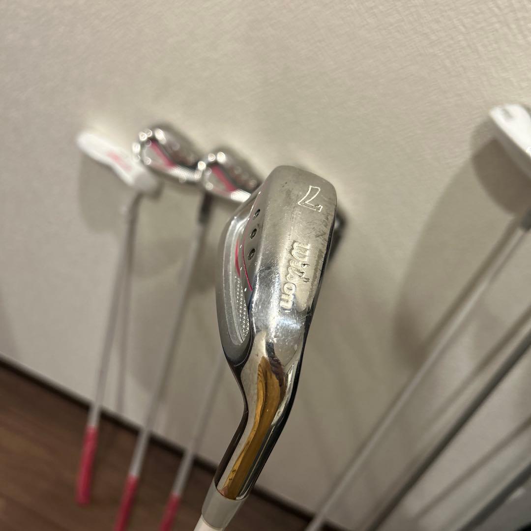 ウィルソン他　レディースL 右利き　ハーフゴルフセット