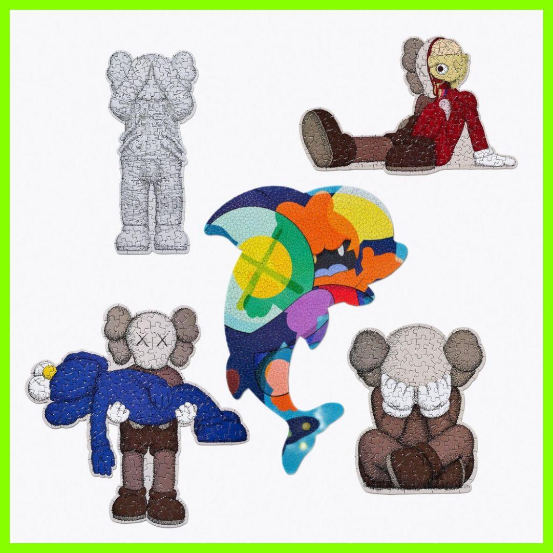 ★新品・未開封★KAWS・カウズ ジグソーパズル 5種セット