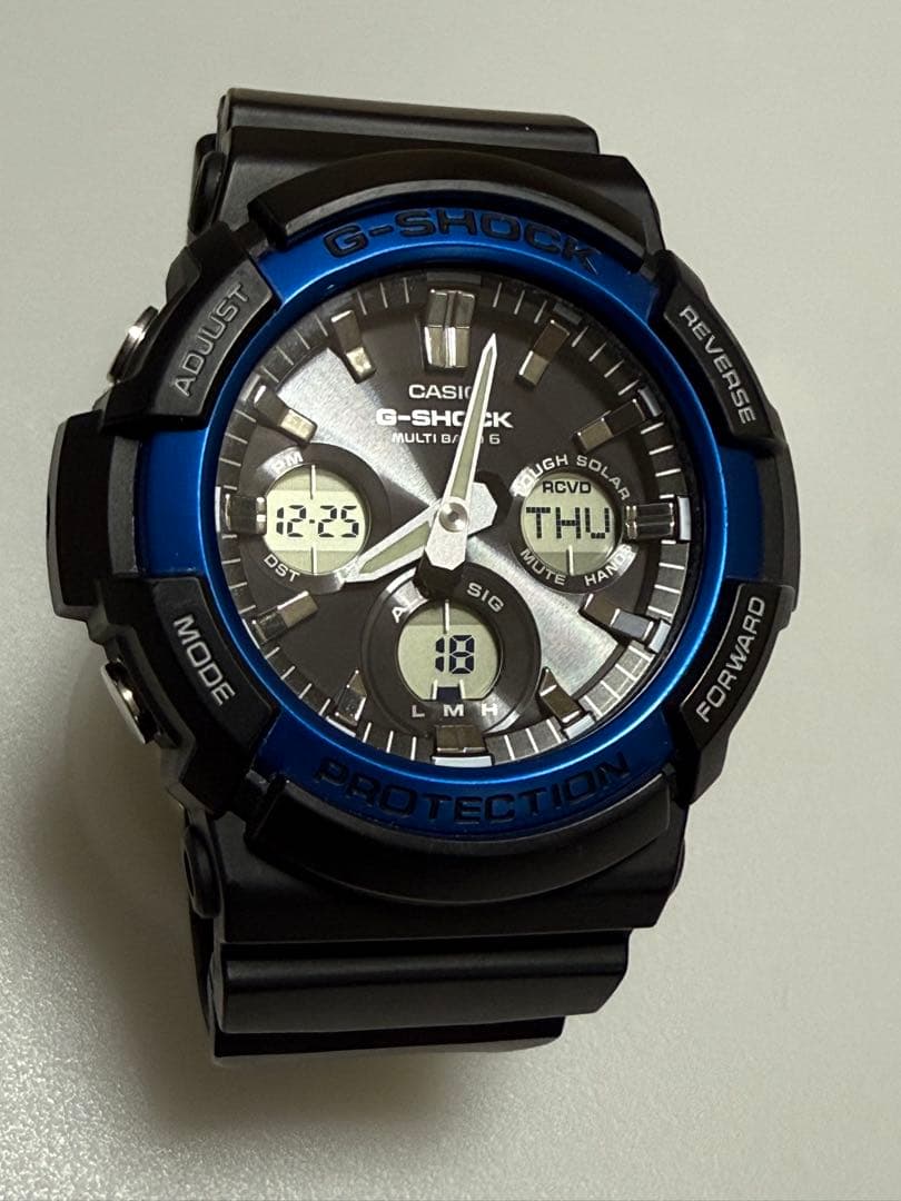 CASIO G-SHOCK GAW-100B 電波ソーラー　ビッグケース　中古品