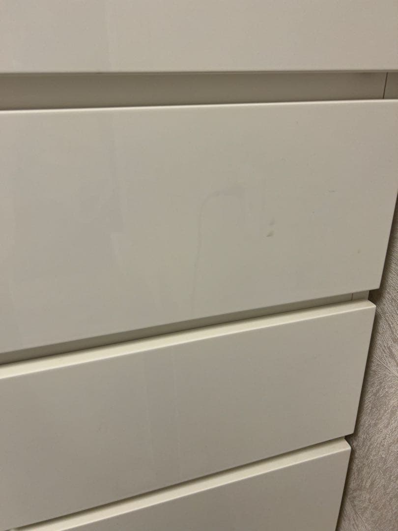 ニトリ　ホワイト チェスト6段