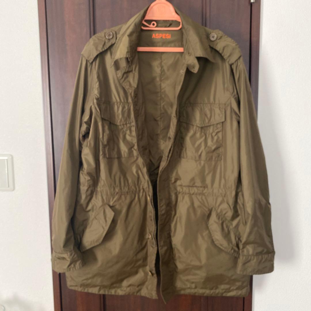 アスペジ M-65 フィールドジャケット 2way フード 着脱 ナイロン
