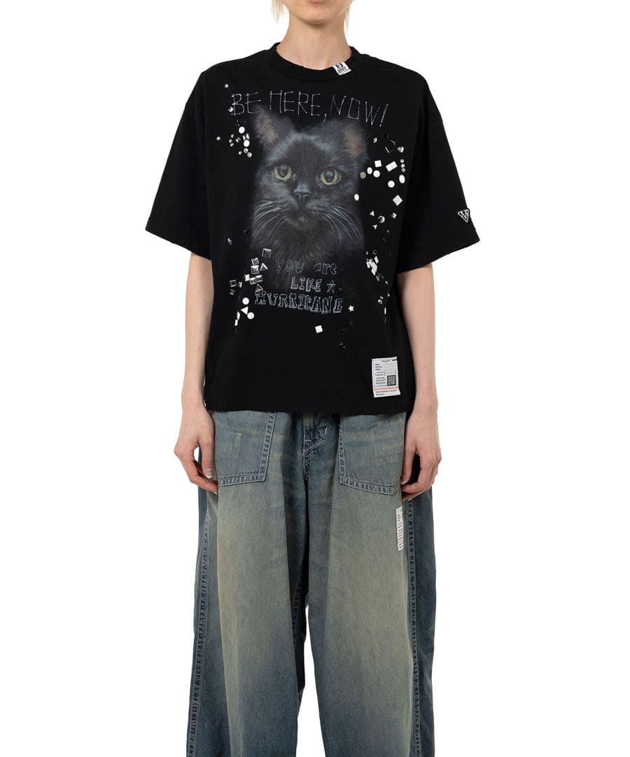 Maison MIHARA YASUHIRO Tシャツ 猫 ステッカー シール