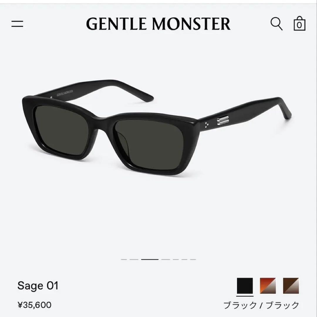 Gentle Monster Sage サングラス ブラック