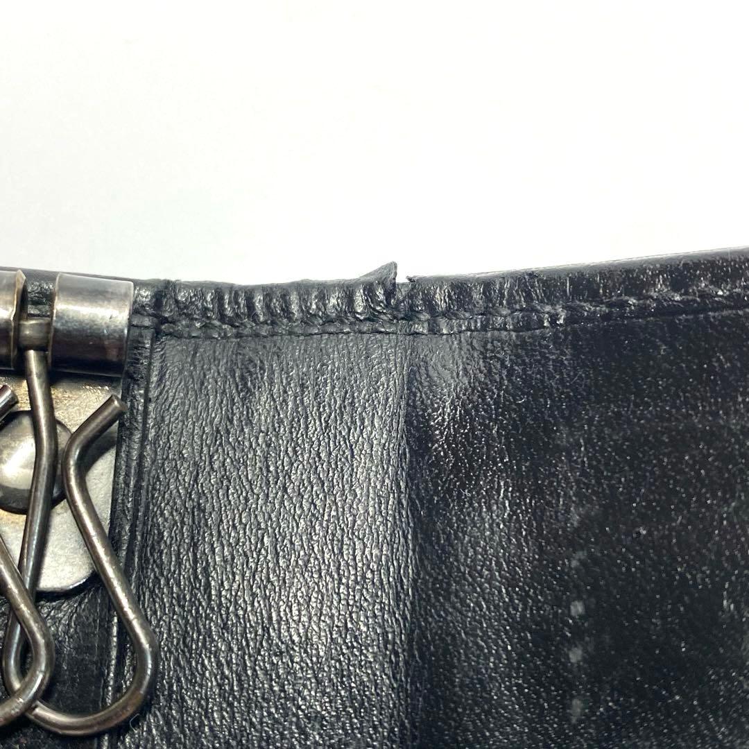 GUCCI キーケース　黒　レザー　キャンパス　美品　レディース　メンズ　グッチ