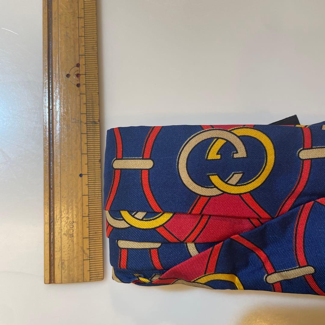 【GUCCI 】シルク ヘアバンド ロゴパターン！