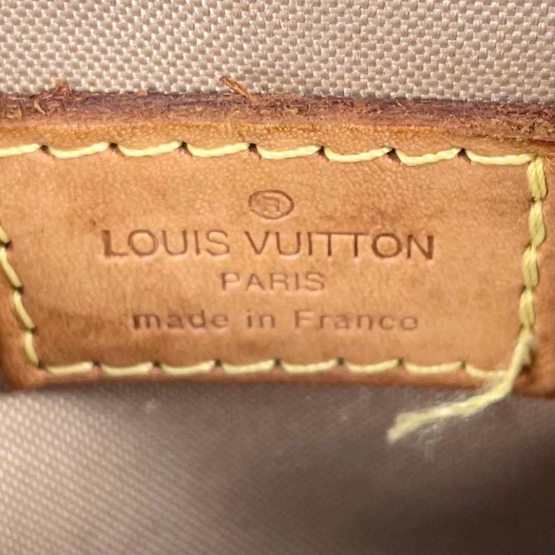 美品 ルイヴィトン PVC ウエストバッグ ダミエ アズール ファスナー 白