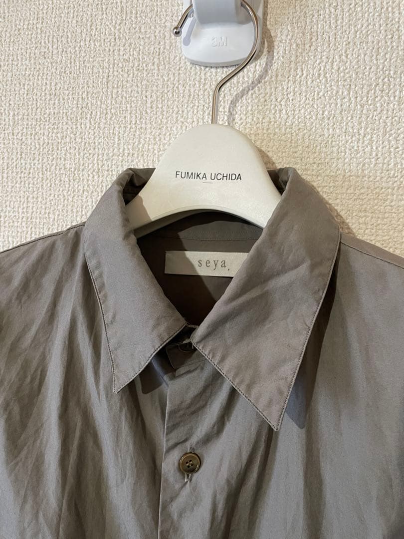 seya.／セヤ ポプリンシャツ　レギュラーカラーシャツ