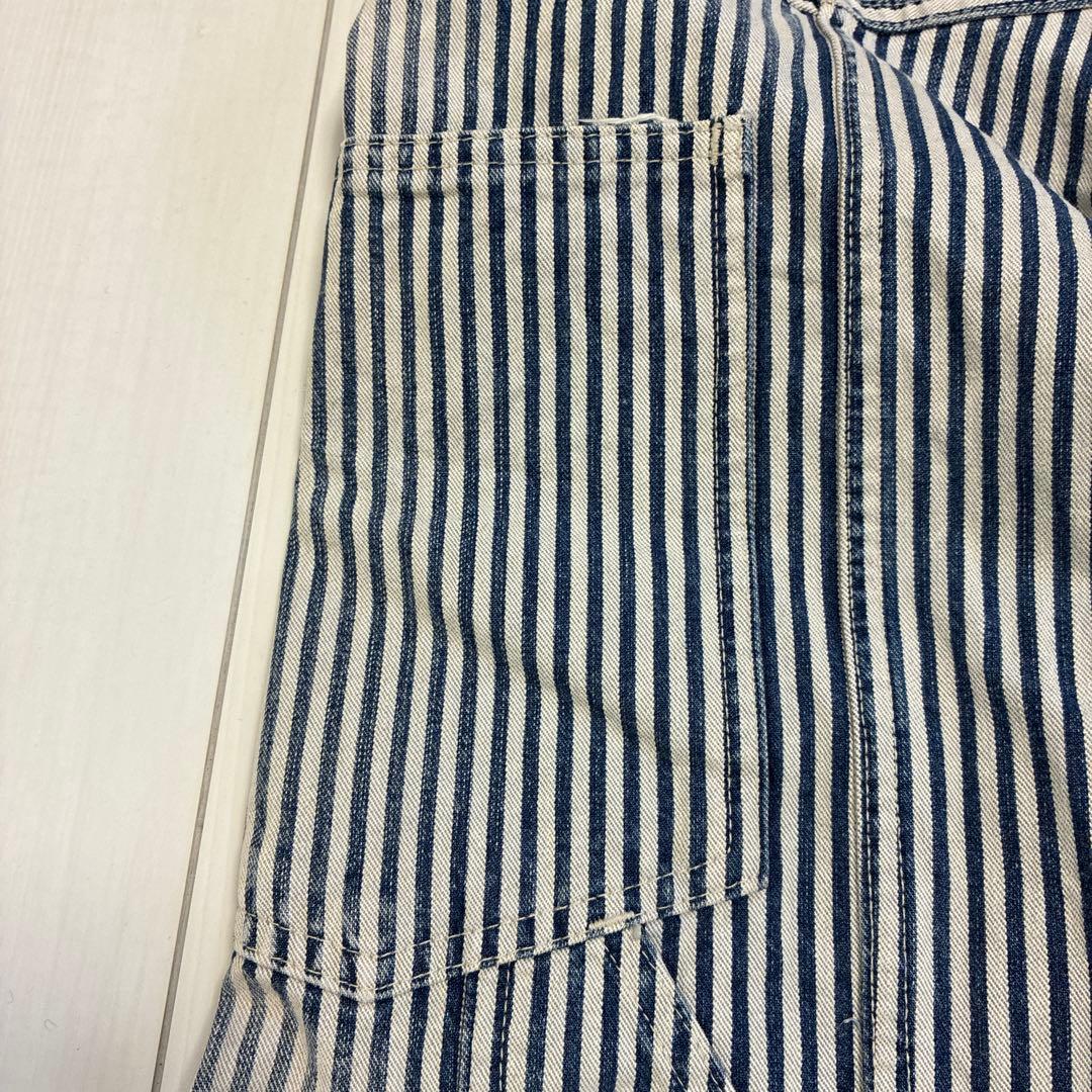 ブランド古着！日本製 JOHN BULL ヒッコリーストライプ 変型ワークパンツ