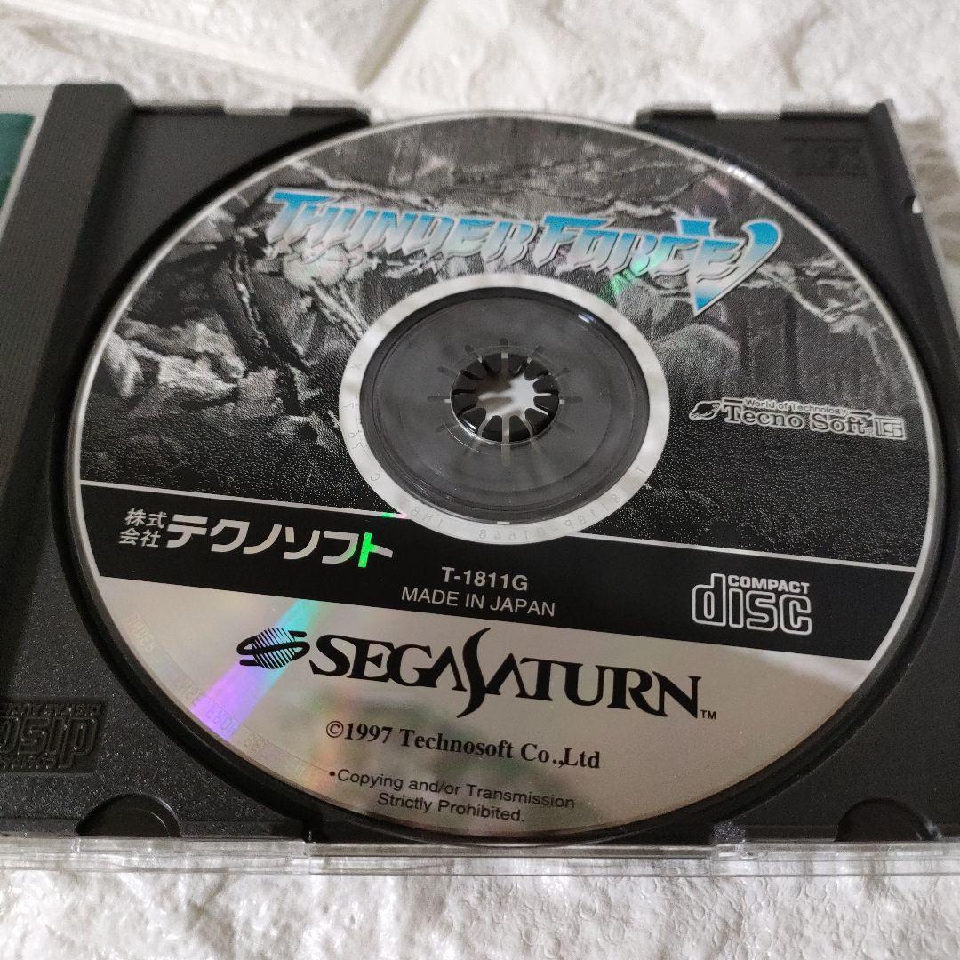 《SEGA ゲーム》★セガサターン『サンダーフォース V』※中古品・良品！
