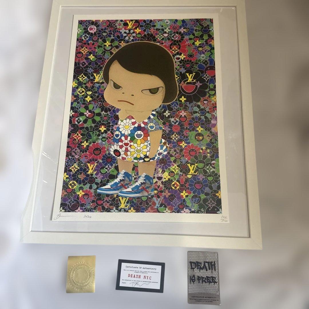 DEATH NYC 現代アートポスター　世界100枚限定　奈良美智　村上隆