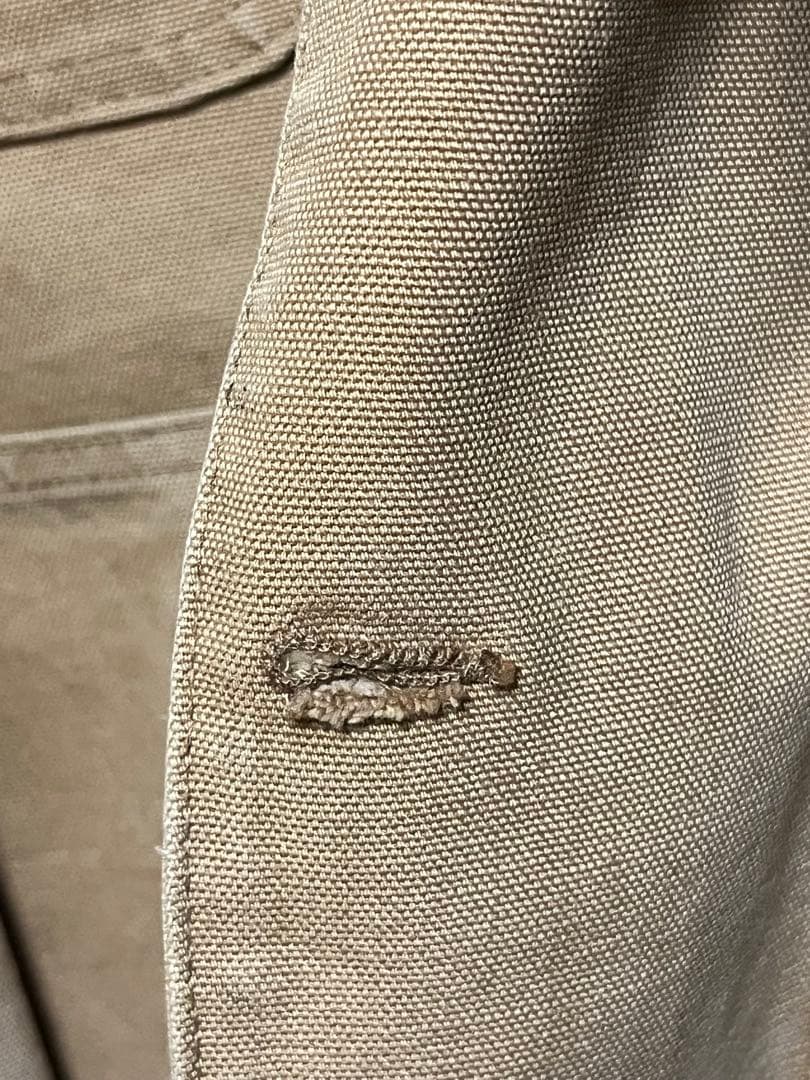 80sカーハートCarhartt フェードカバーオールブランケット　サイズ不明