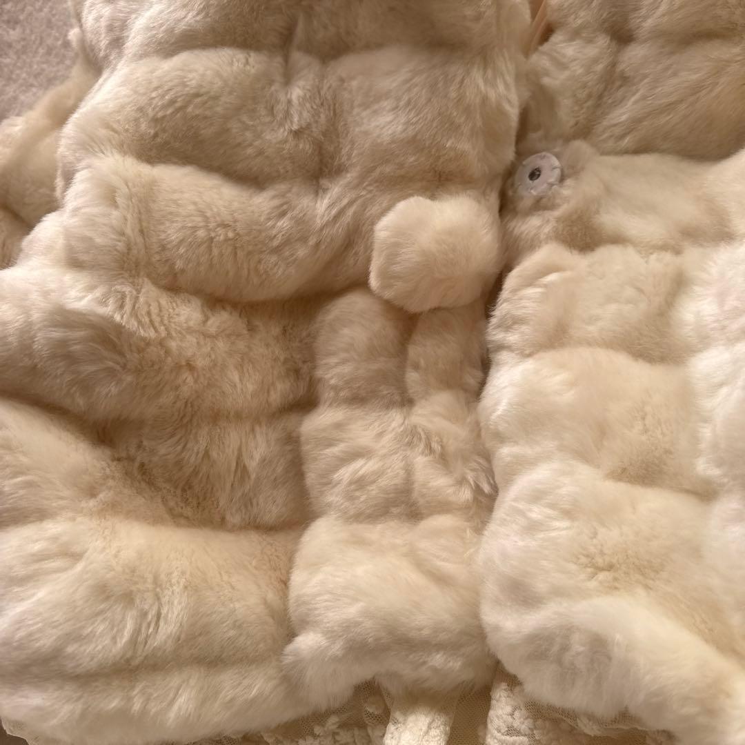 リズリサ フェイク ファー コートLIZ LISA レース ショート タグ付き