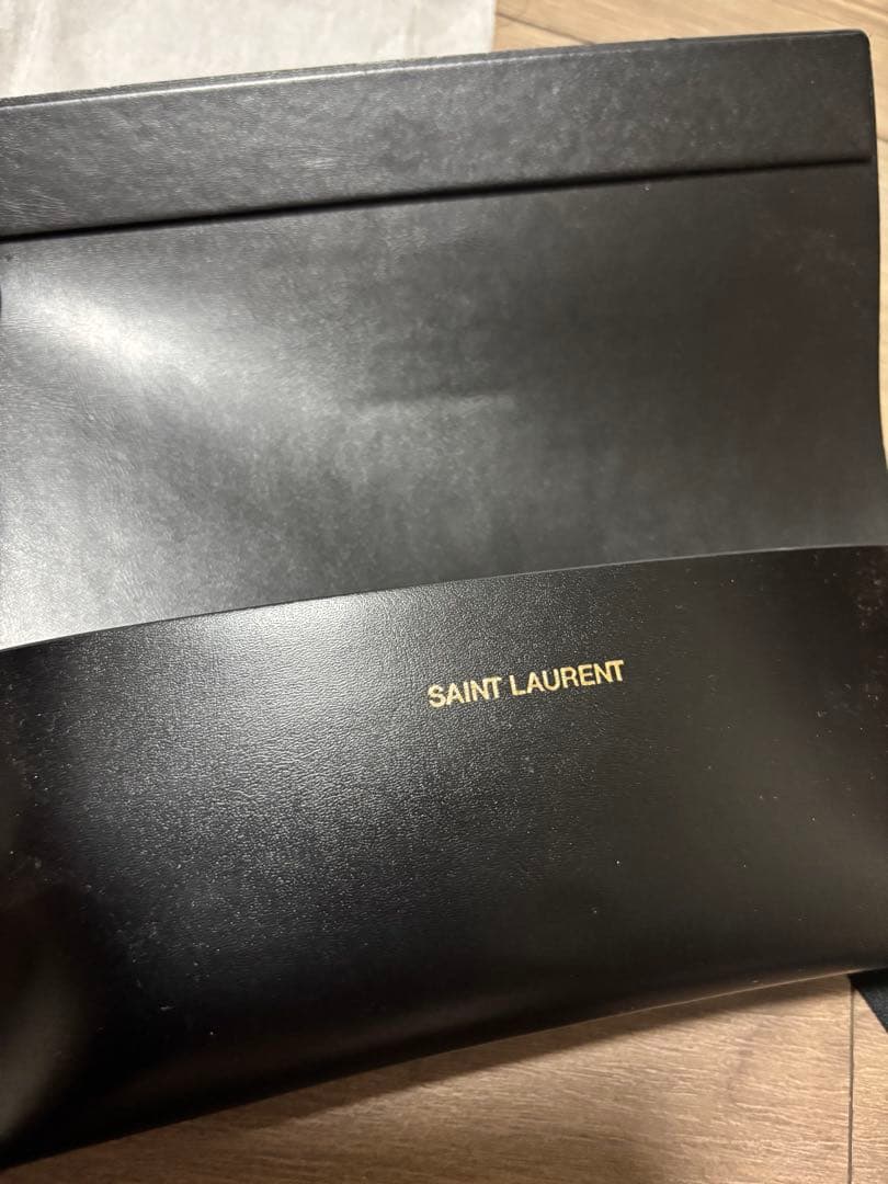 SAINT LAURENT サンローラン　クリアフレーム スクエアサングラス