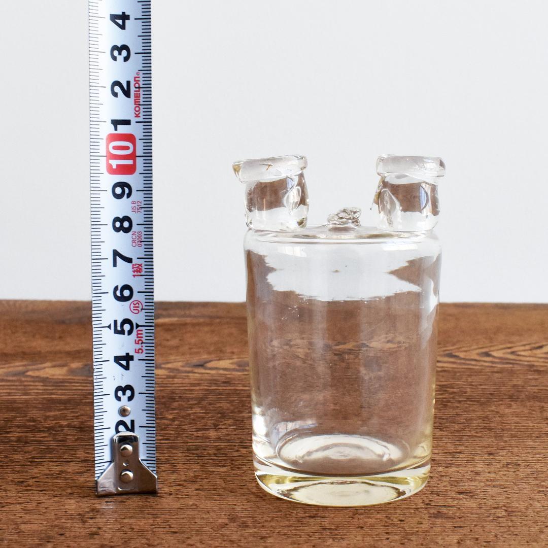 19世紀 英国 実験用 ガラス瓶 ウルフ瓶 Woulff bottle 古道具