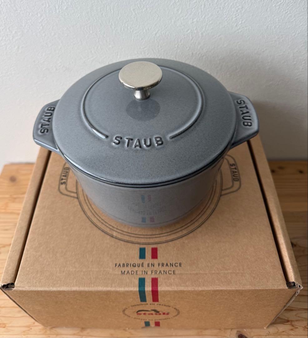 ストウブ ラ・ココット デ ゴハン M グレー