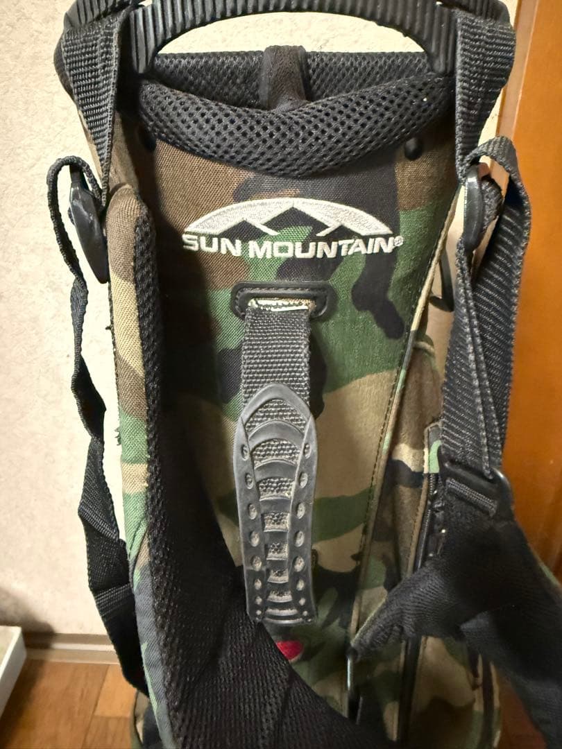 訳ありBeams Golf+BRIEFINGコラボ　迷彩キャディバッグ