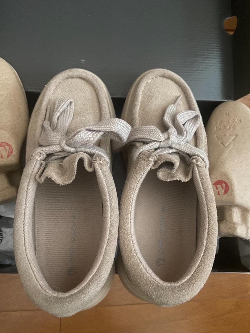 AP STUDIO　Wander etc. スエードモカシン　ベージュ38サイズ