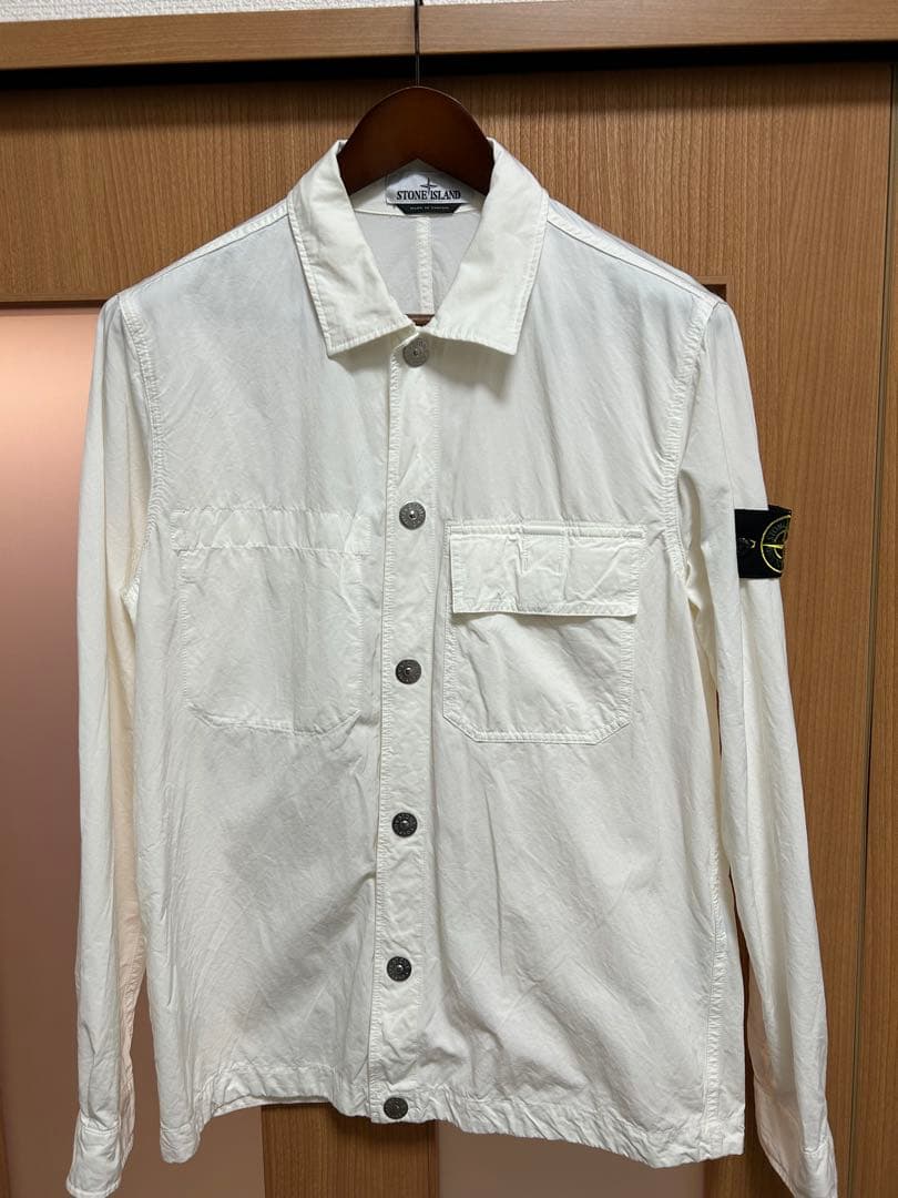 Stone ホワイト ミリタリージャケット