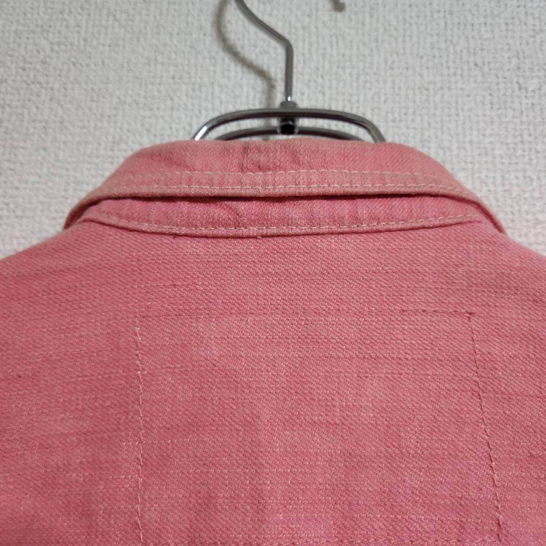 鈍足ドリブラー YAMANE EVISU デニムジャケット M ピンク